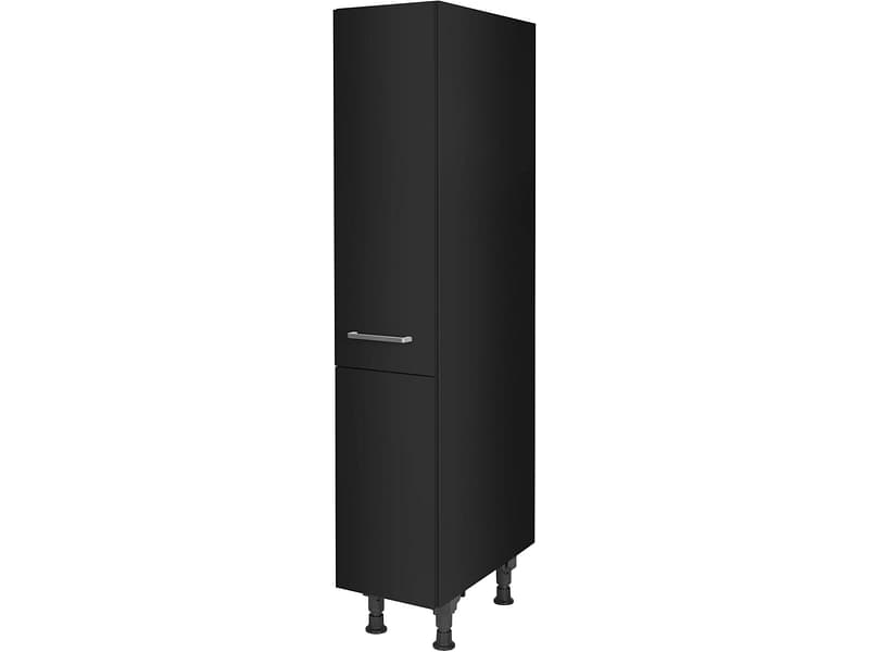 MODUSET Halbhoher Küchenhochschrank TOUCH 30x58x166cm schwarz