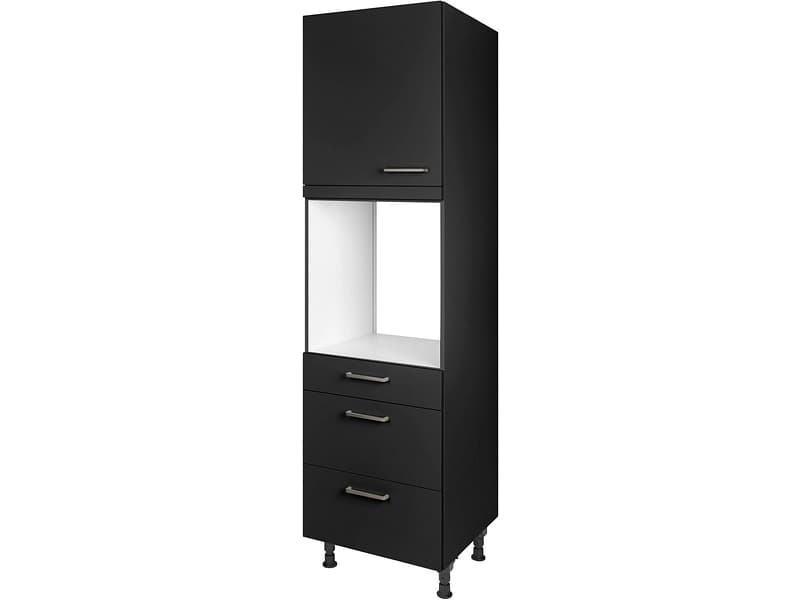 MODUSET Backofen-Hochschrank TOUCH 60x58x217cm schwarz