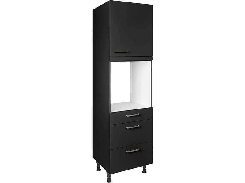 MODUSET Backofen-Hochschrank TOUCH 60x58x217cm schwarz