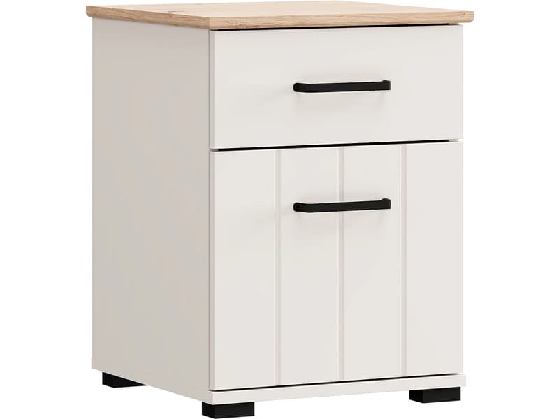 Nachttisch ALBA 1 Schublade 41x40.5x53.5cm kaschmir
