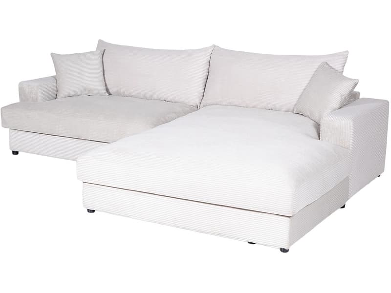 Ecksofa PAUL II Stoff beige