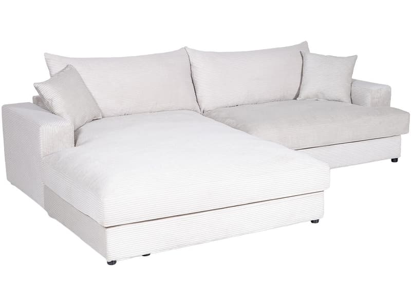 Ecksofa PAUL II Stoff beige
