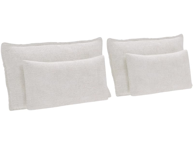 Set 4 Kissen HUNTER 30x10cm weiss unifarben