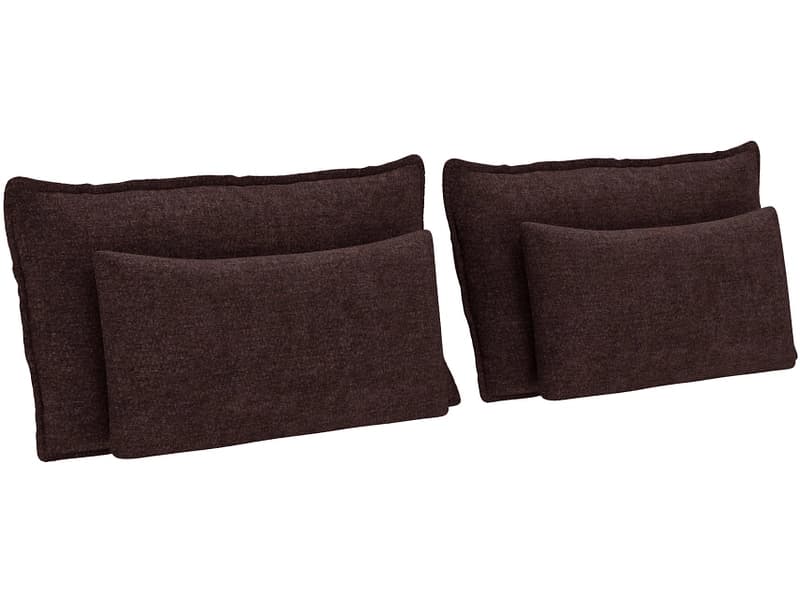 Set 4 Kissen HUNTER 30x10cm bordeau unifarben