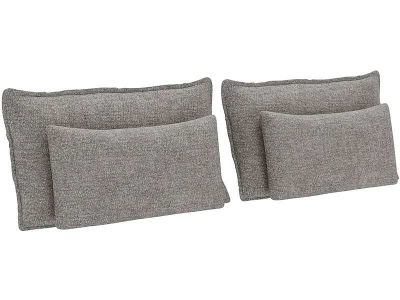Set 4 Kissen HUNTER 30x10cm grau unifarben