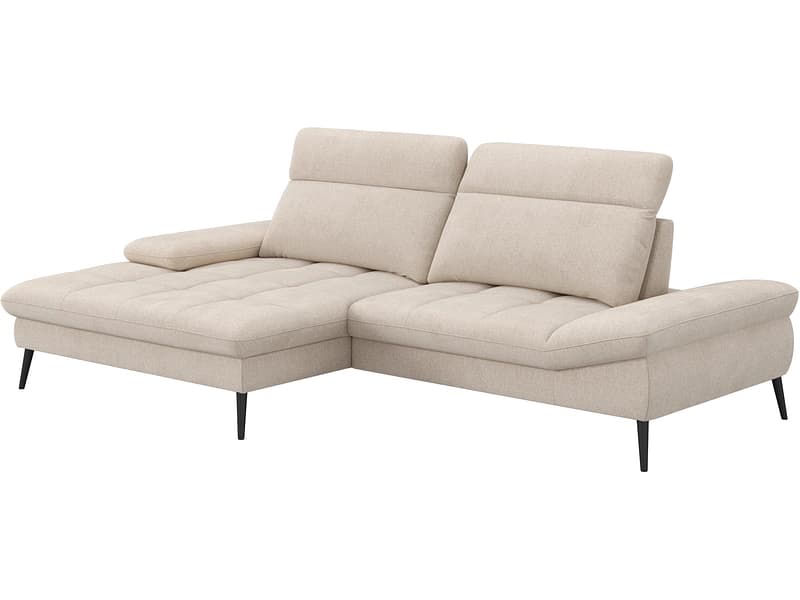 Ecksofa SWISS HOME STYLE GRACE Stoff beige