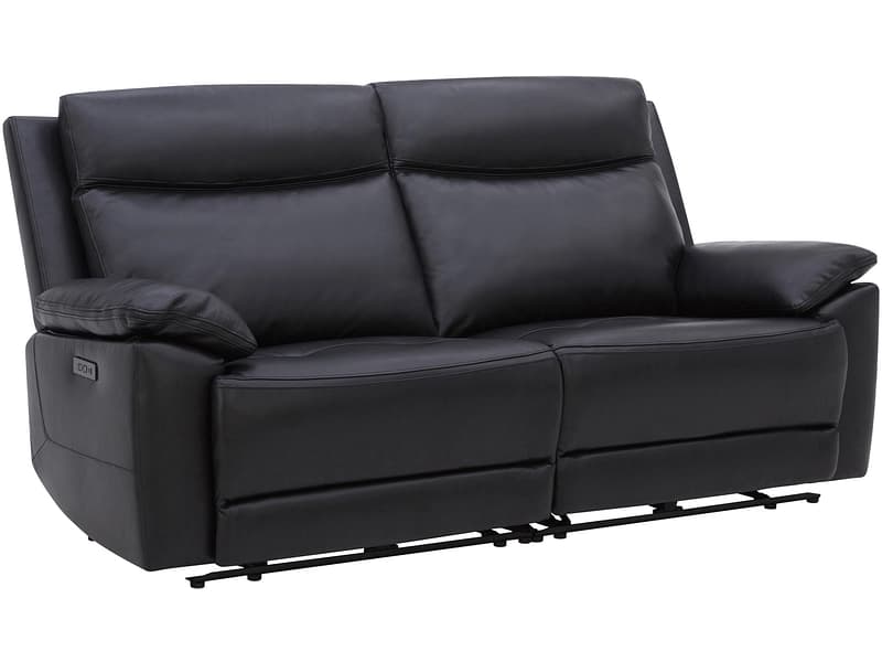 3er Sofa CATANIA schwarz