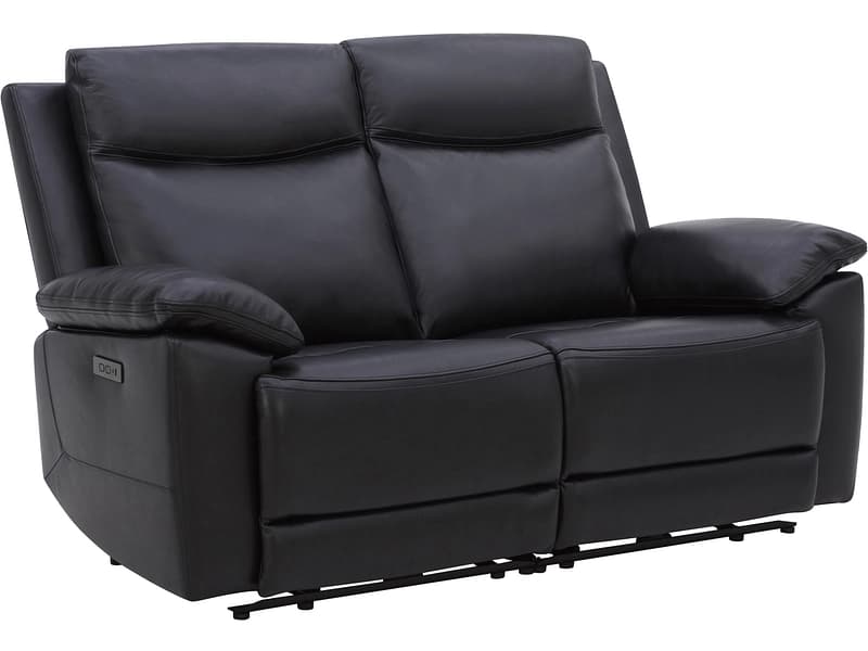 2er Sofa CATANIA schwarz
