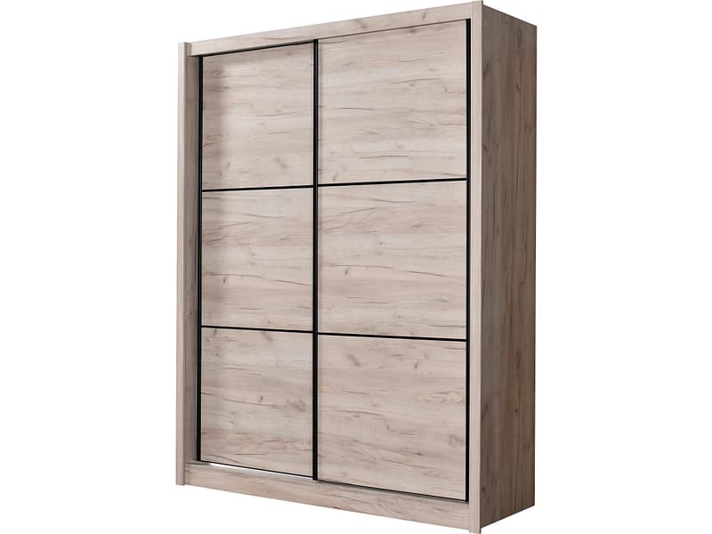 Schwebetürenschrank NAVARA eiche 2 Türen