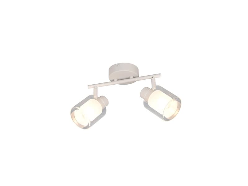 2 Spots LED NERALO 25cm 10W grau