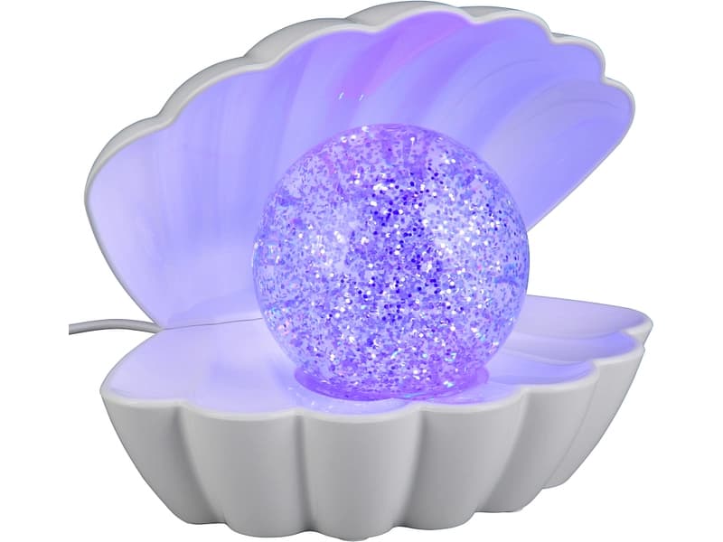 Tischlampe LED mehrfarbig SHELLY 14.5cm 0.8W weiss