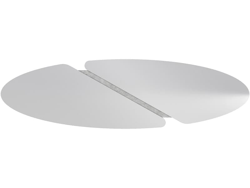 Spiegel oval CIANN GOYA 200x2cm silberfarben