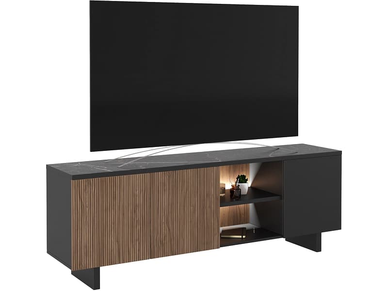 CIANN TV-Möbel LISON 180cm nussbaum