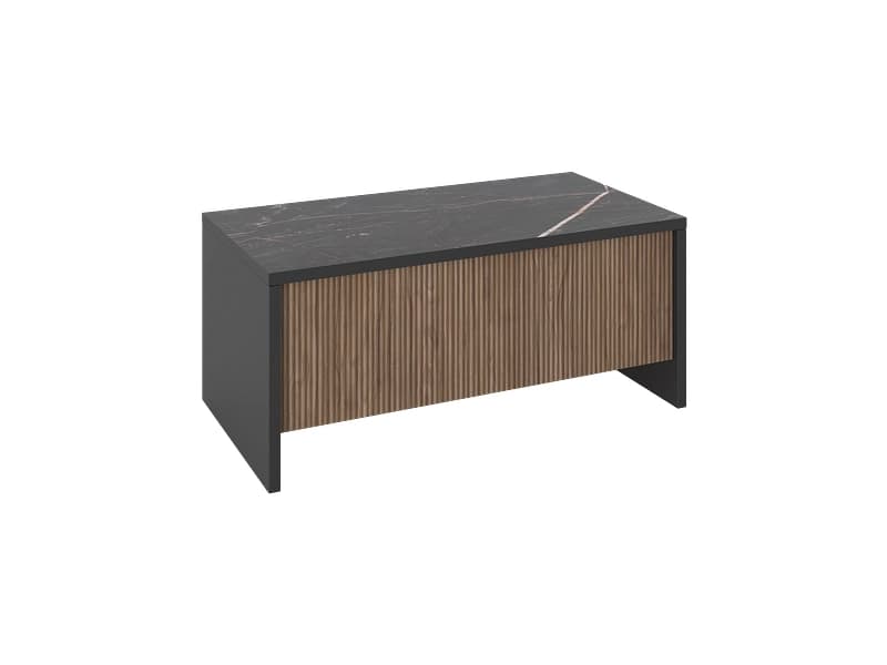 CIANN Couchtish LISON 55x100x45cm nussbaum