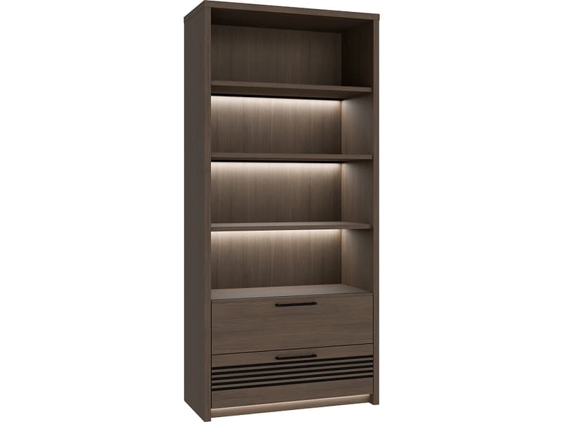 Bibliothek EUFEMIUS 91.5x42x197.3cm spanplatte