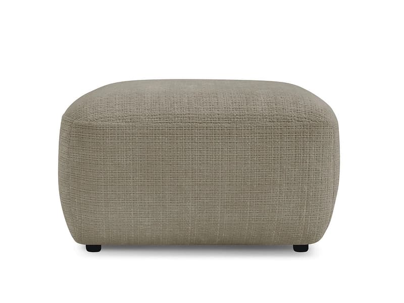 Sitzsack BOBOCHIC DENISE 65x75x42cm stoff mit textur taupe