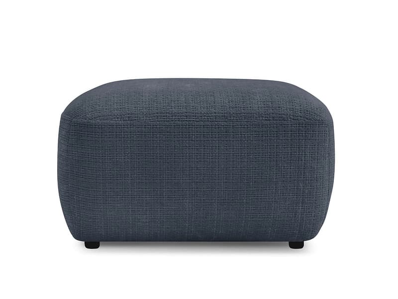 Sitzsack BOBOCHIC DENISE 65x75x42cm stoff mit textur dunkelblau