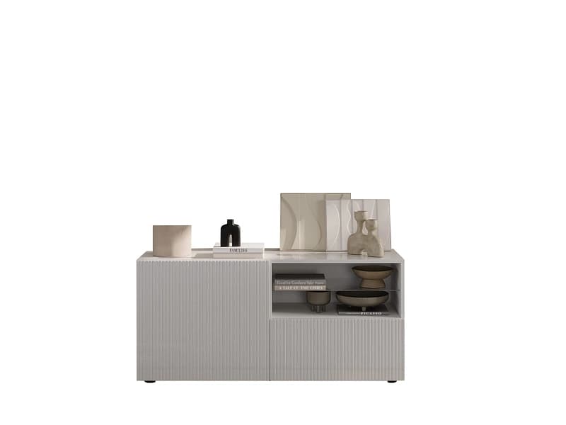 TV-Möbel RIO 120cm weiss glänzend