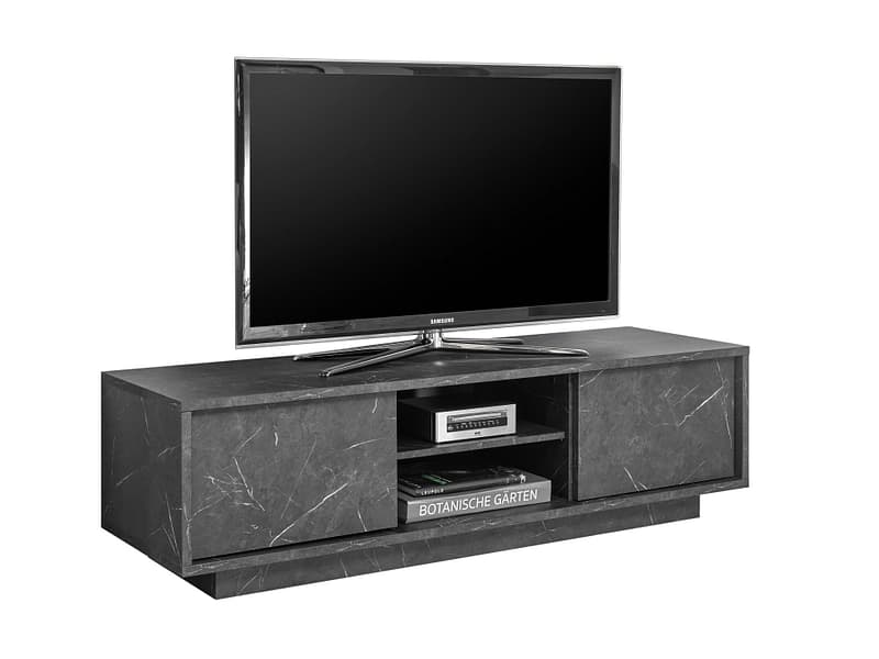 TV-Möbel CARRARA 139cm schwarz