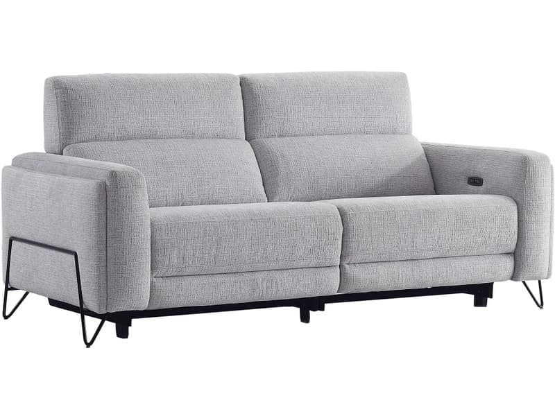 2er Sofa ROSY Polyester grau