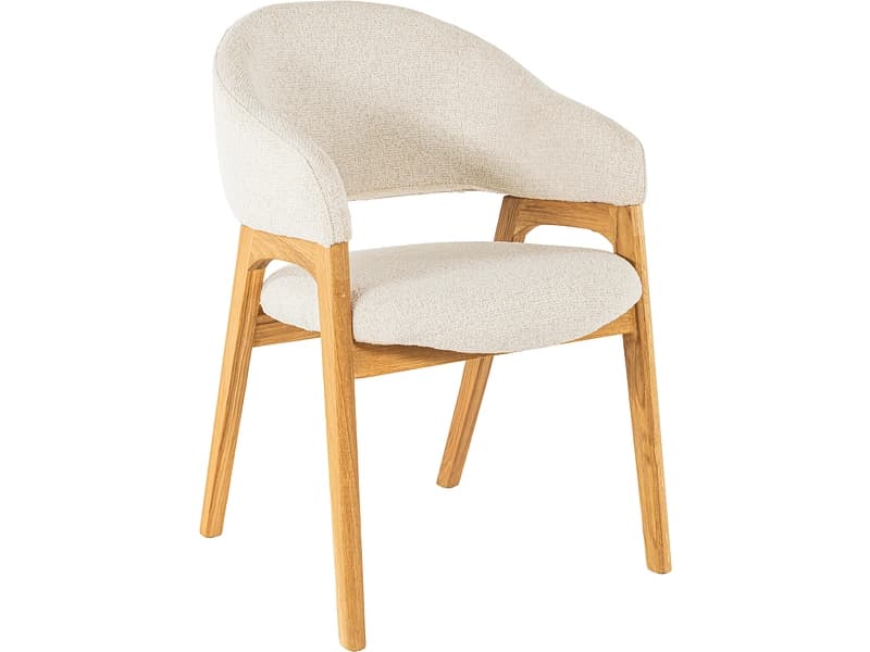 JUST 4 YOU Stuhl XAVIA Stoff natürliches holz