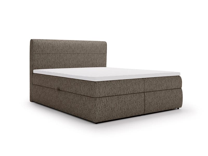 Boxspringbett SAGA cappuccino 180x200cm halbfest