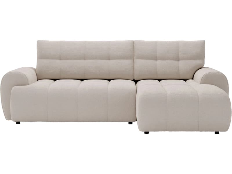 Ecksofa MINTY Stoff cremeweiss