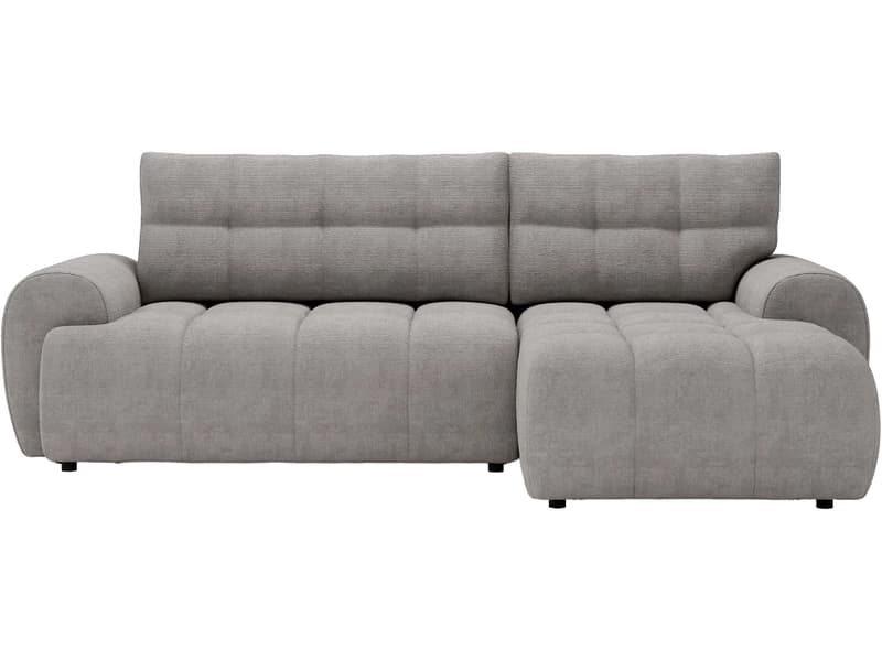 Ecksofa MINTY Stoff chenillegrau