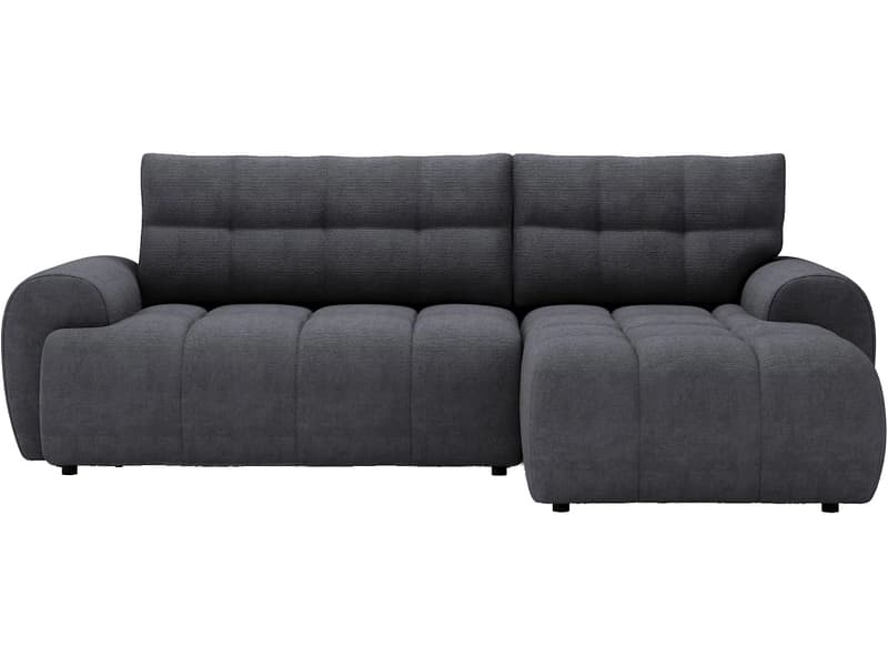 Ecksofa MINTY Stoff beton grau