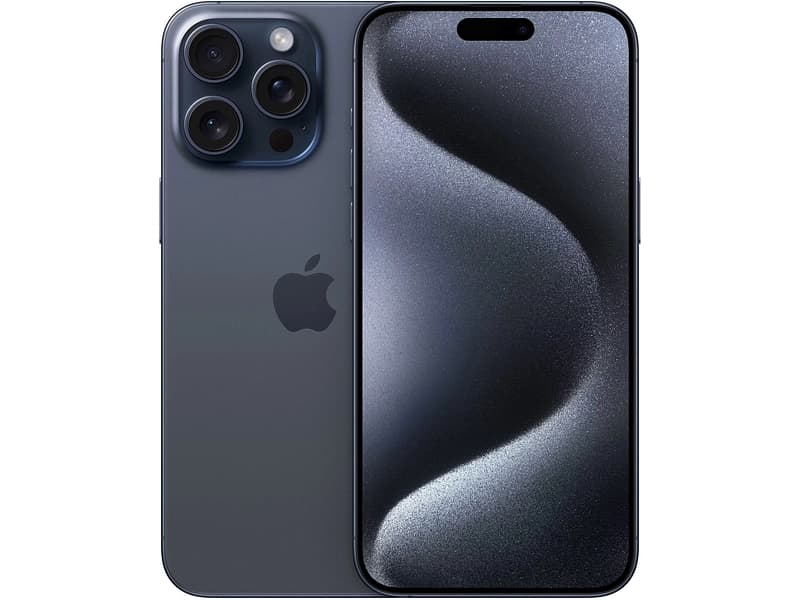 APPLE iPhone 15 pro max titan blau Refurbished B 256GB 5G