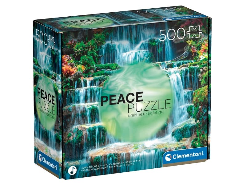 CLEMENTONI Puzzle WASSERFALL mehrfarbig