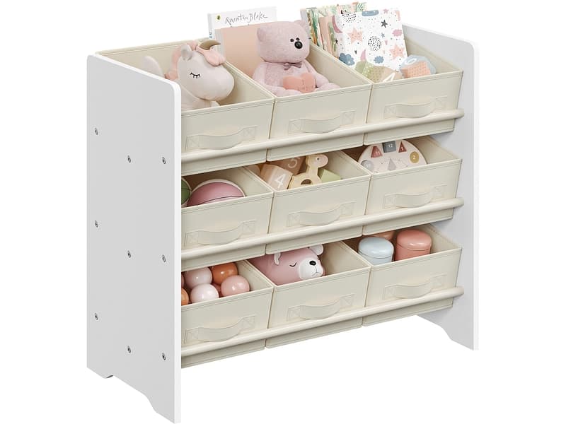 Spielzeugregal SONGMICS MDF wolkenweiss