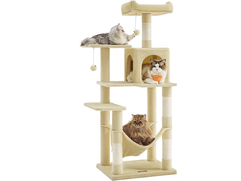 Katzenbaum FEANDREA Spanplatte beige