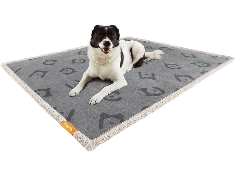 Hundedecke FEANDREA Stoff grau