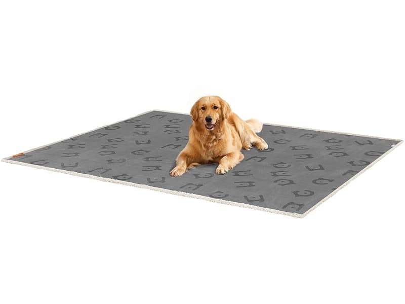 Hundedecke FEANDREA Stoff grau