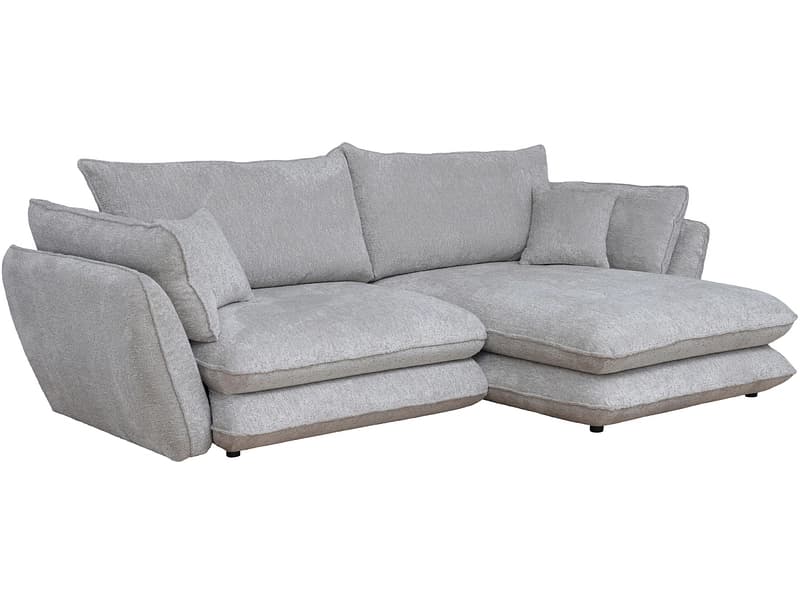 Ecksofa PLAY Stoff grau