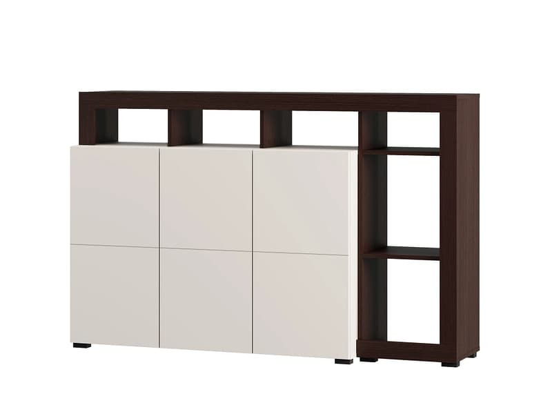 Sideboard ARGYLL 3 Türen 39.5x154x99.5cm kaschmir melamin