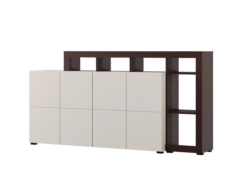 Sideboard ARGYLL 4 Türen 39.5x192.5x99.5cm kaschmir melamin