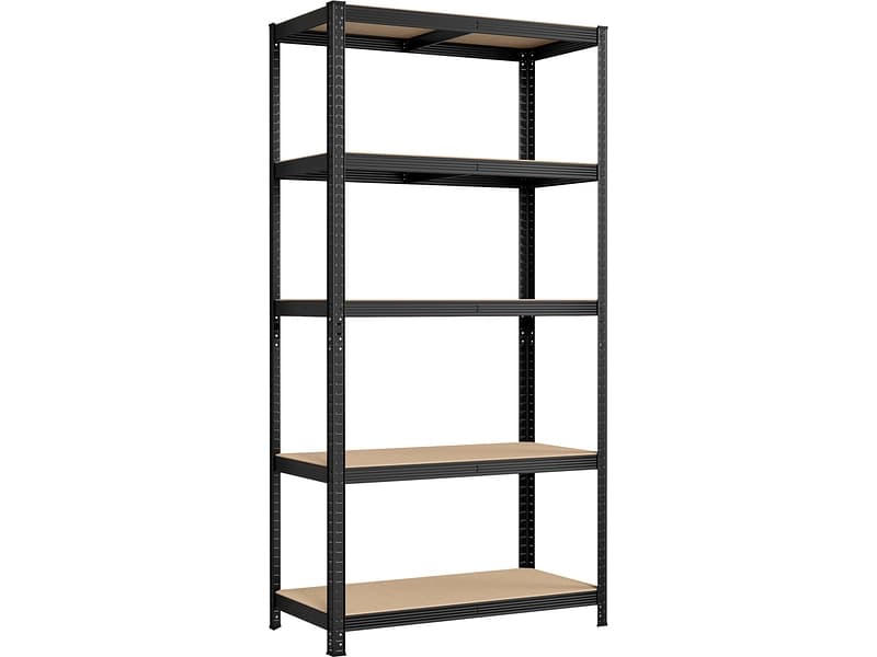 SONGMICS Schwerlastregal SMART 100x50x200cm edelstahl edelstahl / melamin