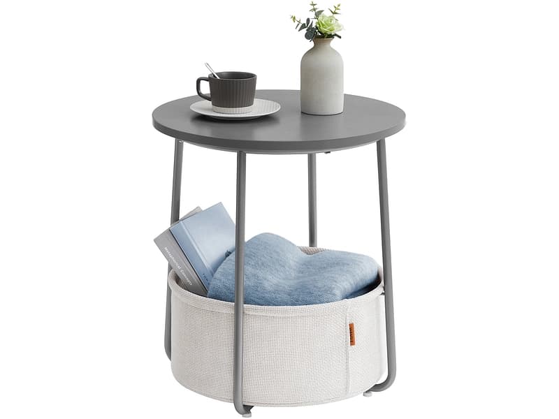 SONGMICS Couchtish SADY 45x45x50cm grau