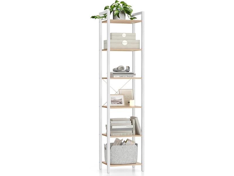 SONGMICS Regal LIGHTY 39.6x30x187cm spanplatte melamin