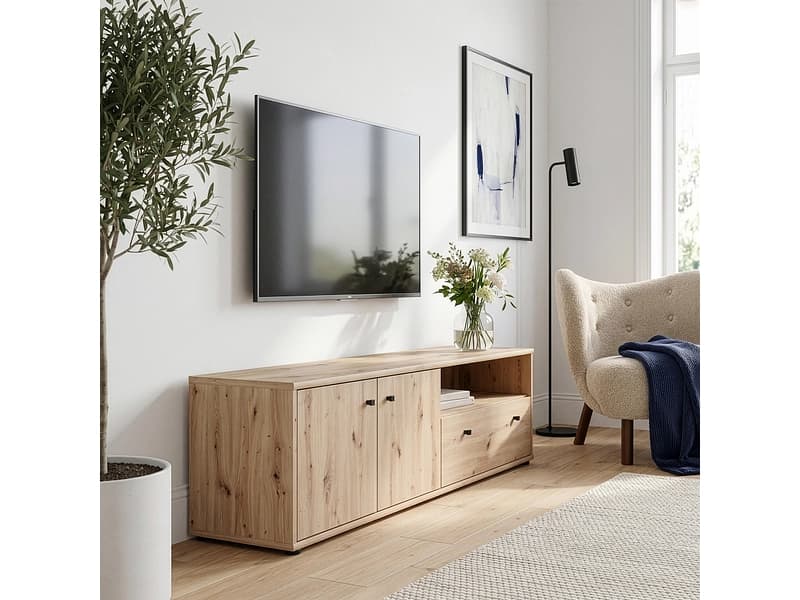 TV-Möbel TEMPRA 2 145.7cm artisan eiche
