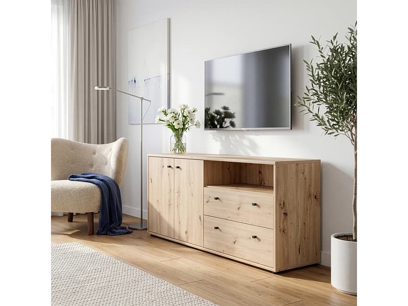 TV-Möbel TEMPRA 2 145.7cm artisan eiche