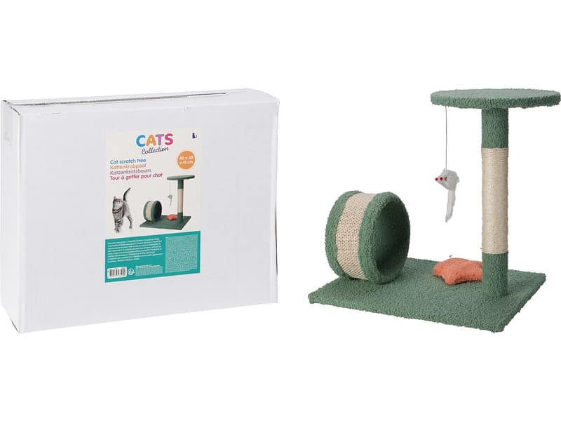 Katzenbaum Polyester olivgrün