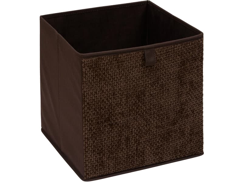 Aufbewahrungsbox CUBODECO dunkelbraun 31x31x31cm
