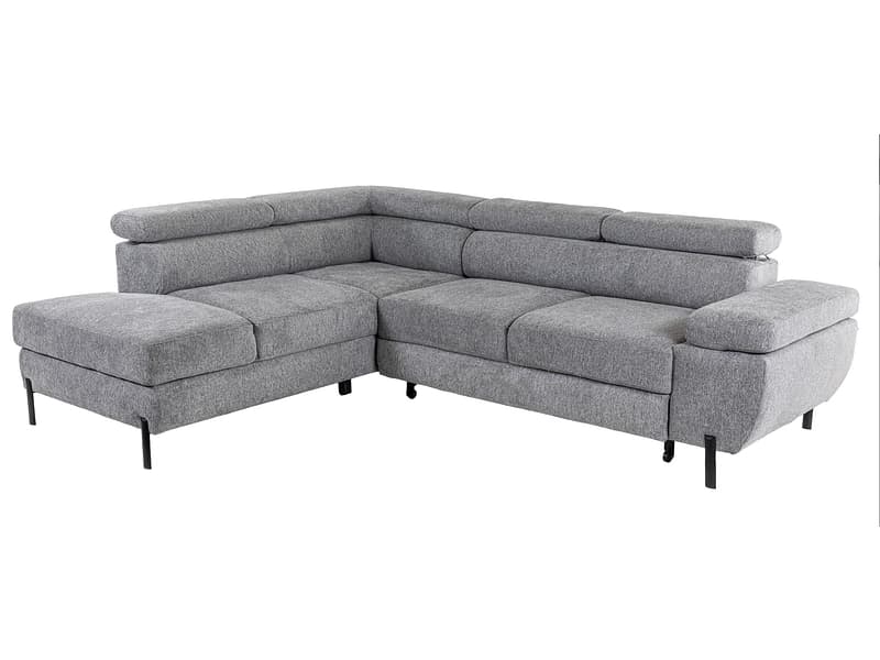 Ecksofa ALEXIA Stoff grau