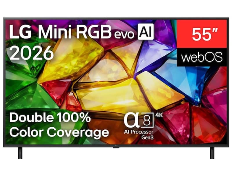 LG ELECTRONICS TV MICRO RGB 55MRGB87B9B, 55''/139cm 4K UHD