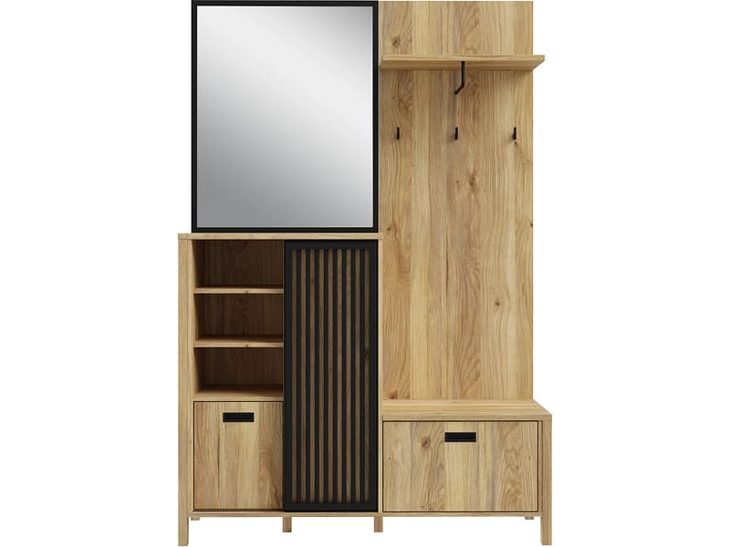 Garderobe SAKURA 132x40.2x200.3cm eiche