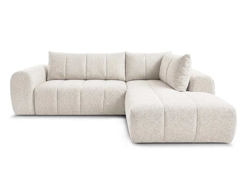 Ecksofa BOBOCHIC NESTY Stoff chiniert beige