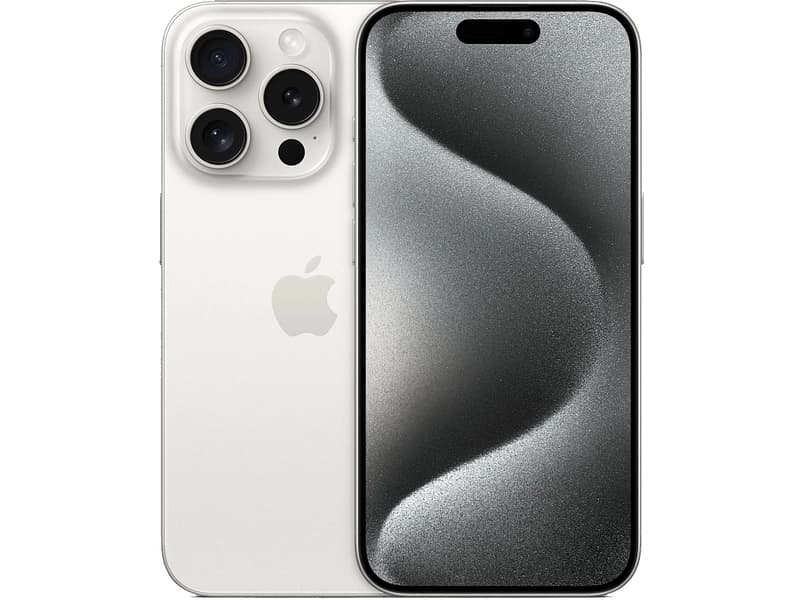 APPLE iPhone 15 Pro titan weiss Refurbished A 128GB 5G